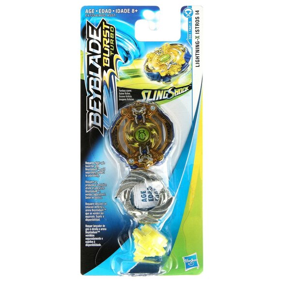 Beyblade Burst Turbo Slingshock Single Top Lightning-X Istros I4 New Sealed - Picture 1 of 14